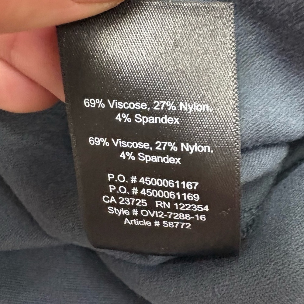 Aritzia Talula Women’s Small Primrose Blue Grey Tulip Mini Skirt Viscose Bodycon - Picture 4 of 6